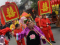 쓰촨 랑중구청(閬中古城)서 전통혼례 행사 열어